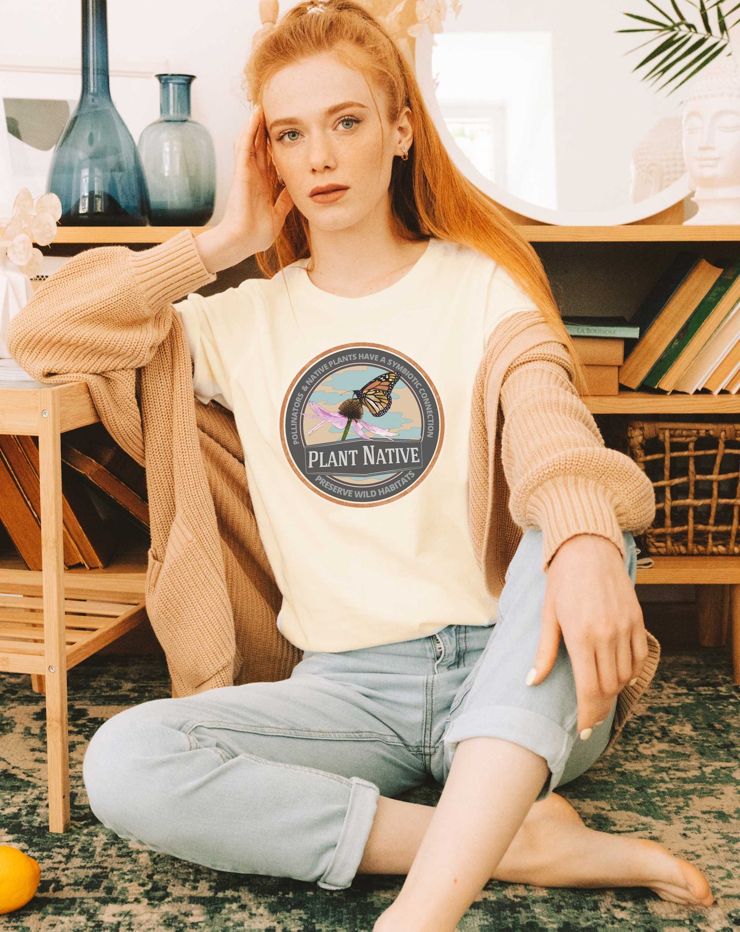 Pollinators Need Wildflowers tee, Nature t-shirt for conservation, ecology, Environmental science gift for ecological teachers, gardeners