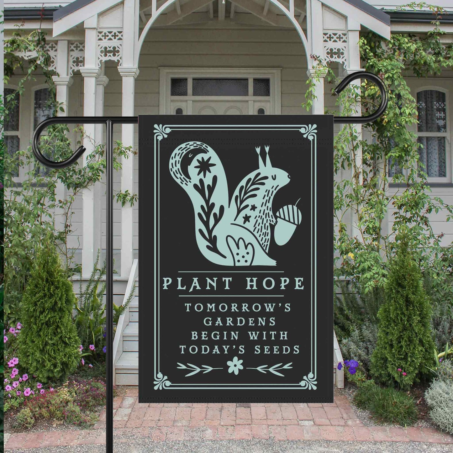 Plant Hope Garden Flag Banner, Welcoming Yard Decor to Brighten Any Day. Celebrate Nature & All of Life's Possibilities.