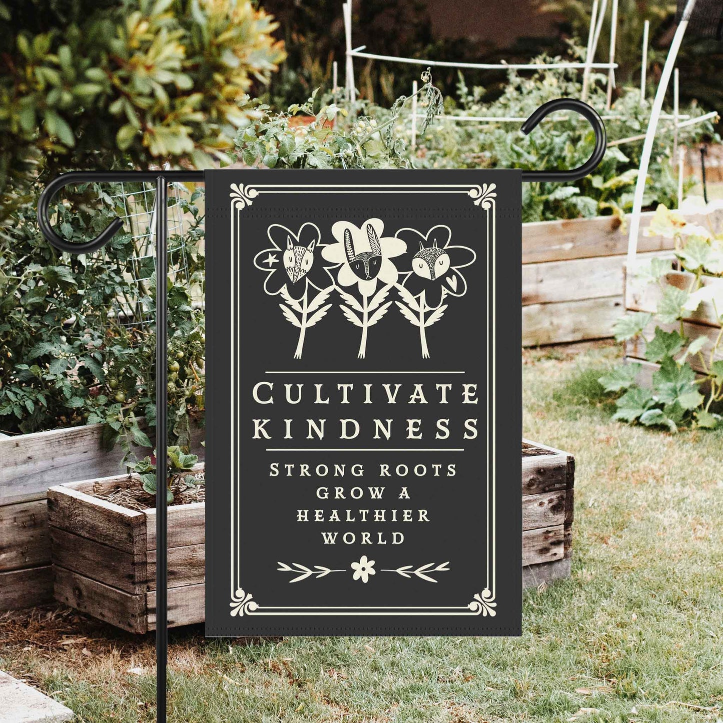 Cultivate Kindness Garden Flag Banner, Welcoming Yard Decor to Brighten Any Day. Celebrate Nature & All of Life's Possibilities. (Copy)