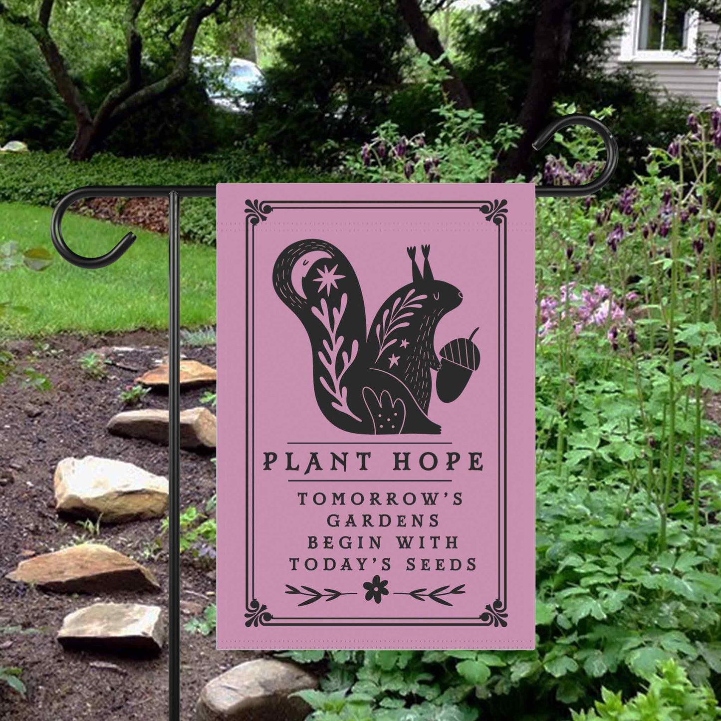 Plant Hope Garden Flag Banner, Welcoming Yard Decor to Brighten Any Day. Celebrate Nature & All of Life's Possibilities.
