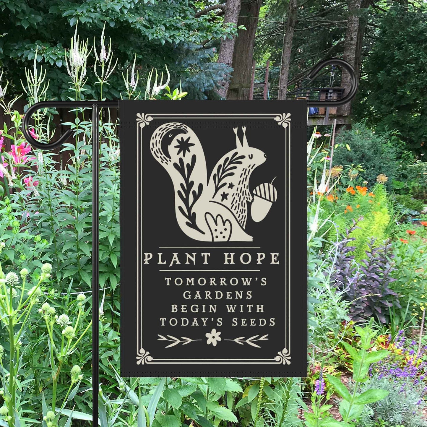 Plant Hope Garden Flag Banner, Welcoming Yard Decor to Brighten Any Day. Celebrate Nature & All of Life's Possibilities.