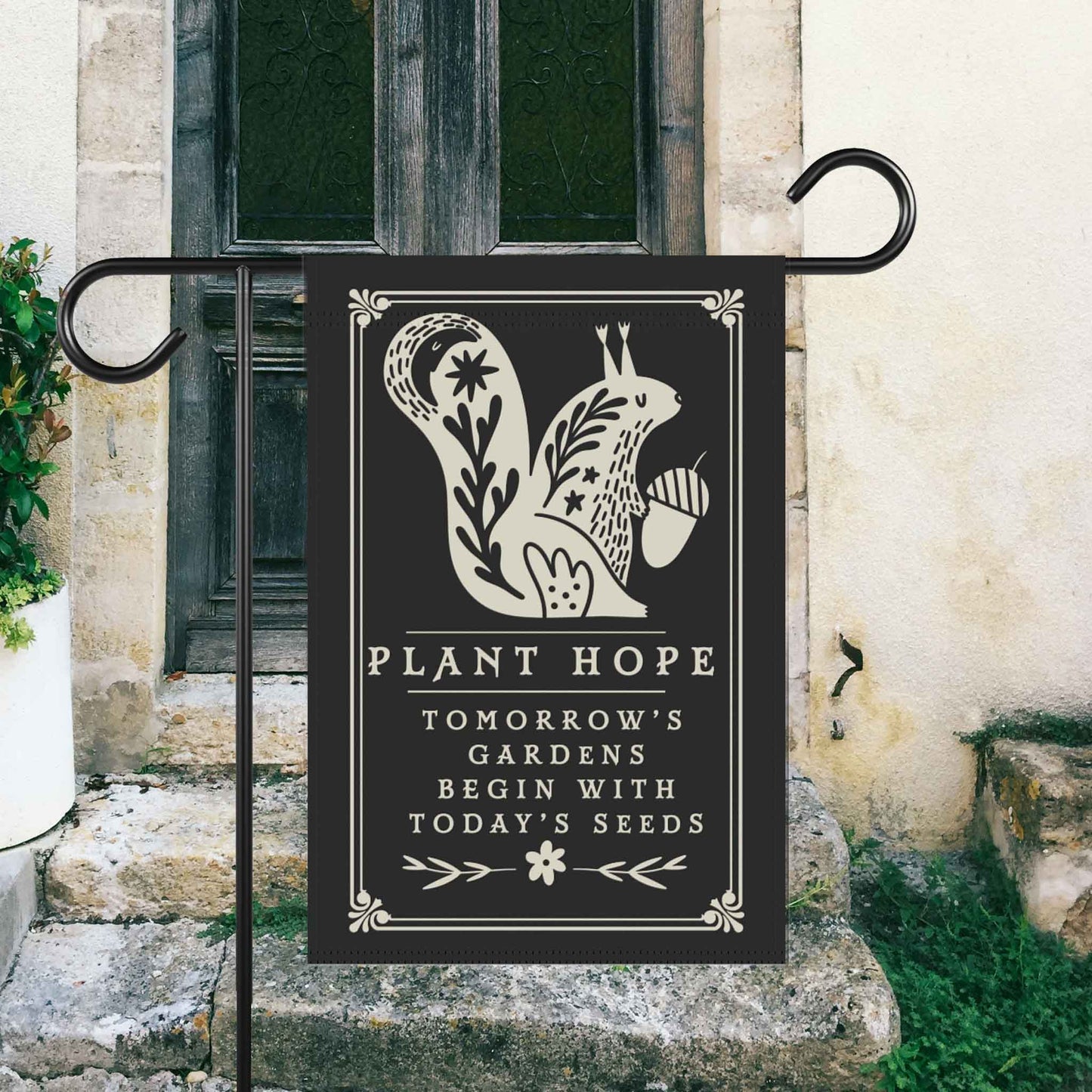 Plant Hope Garden Flag Banner, Welcoming Yard Decor to Brighten Any Day. Celebrate Nature & All of Life's Possibilities.