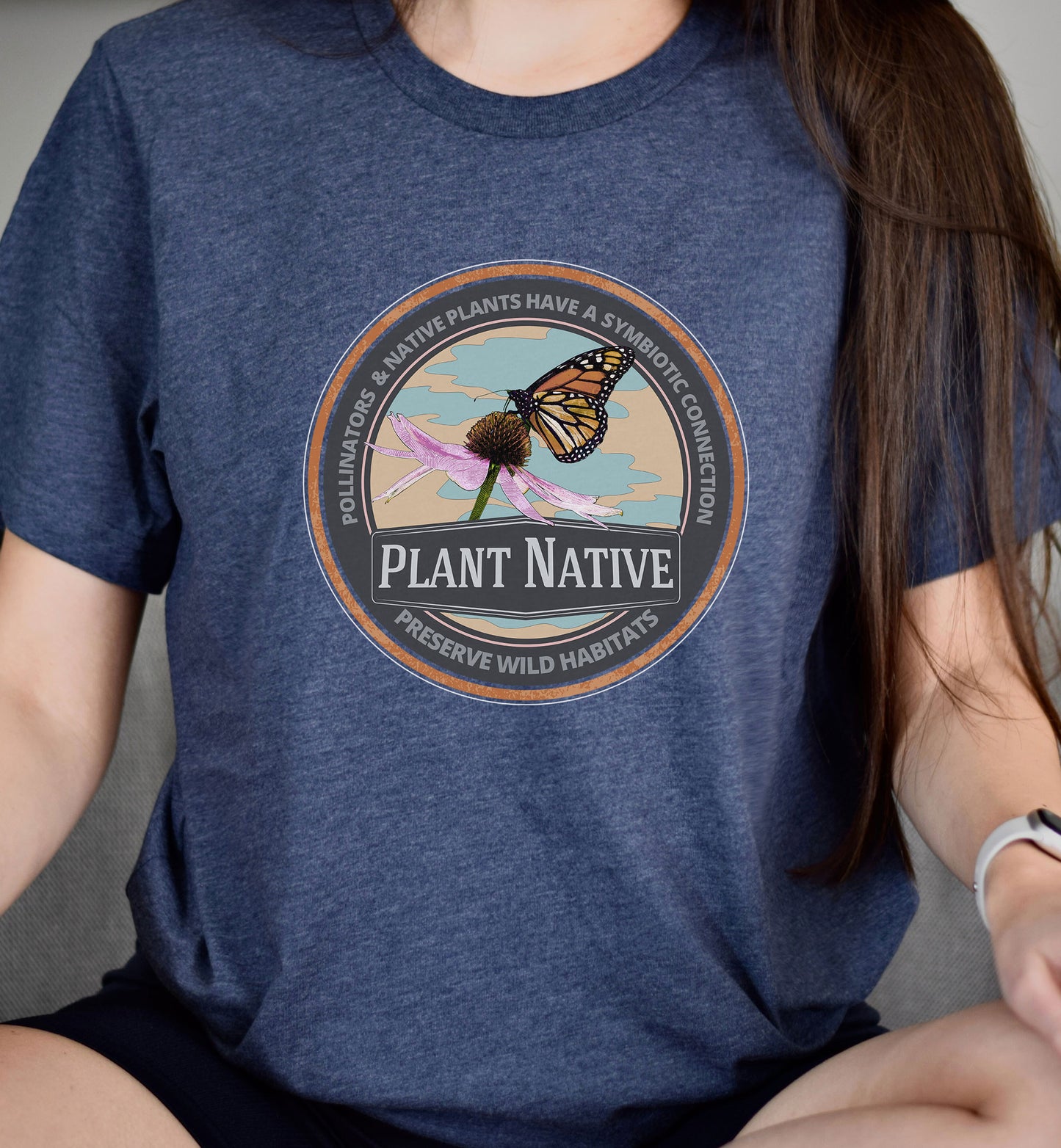 Pollinators Need Wildflowers tee, Nature t-shirt for conservation, ecology, Environmental science gift for ecological teachers, gardeners
