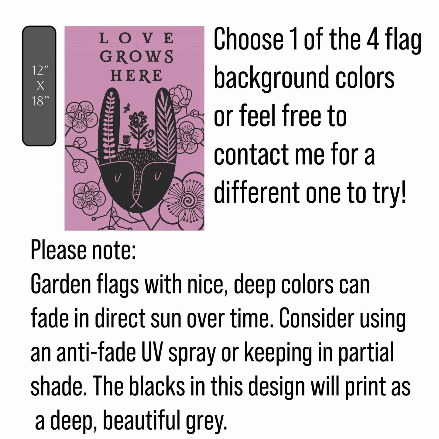 Love Grows Here Garden Flag Banner, Welcoming Yard Decor to Brighten Any Day. Human Rights Belong to Us All. Celebrate Nature & Equality