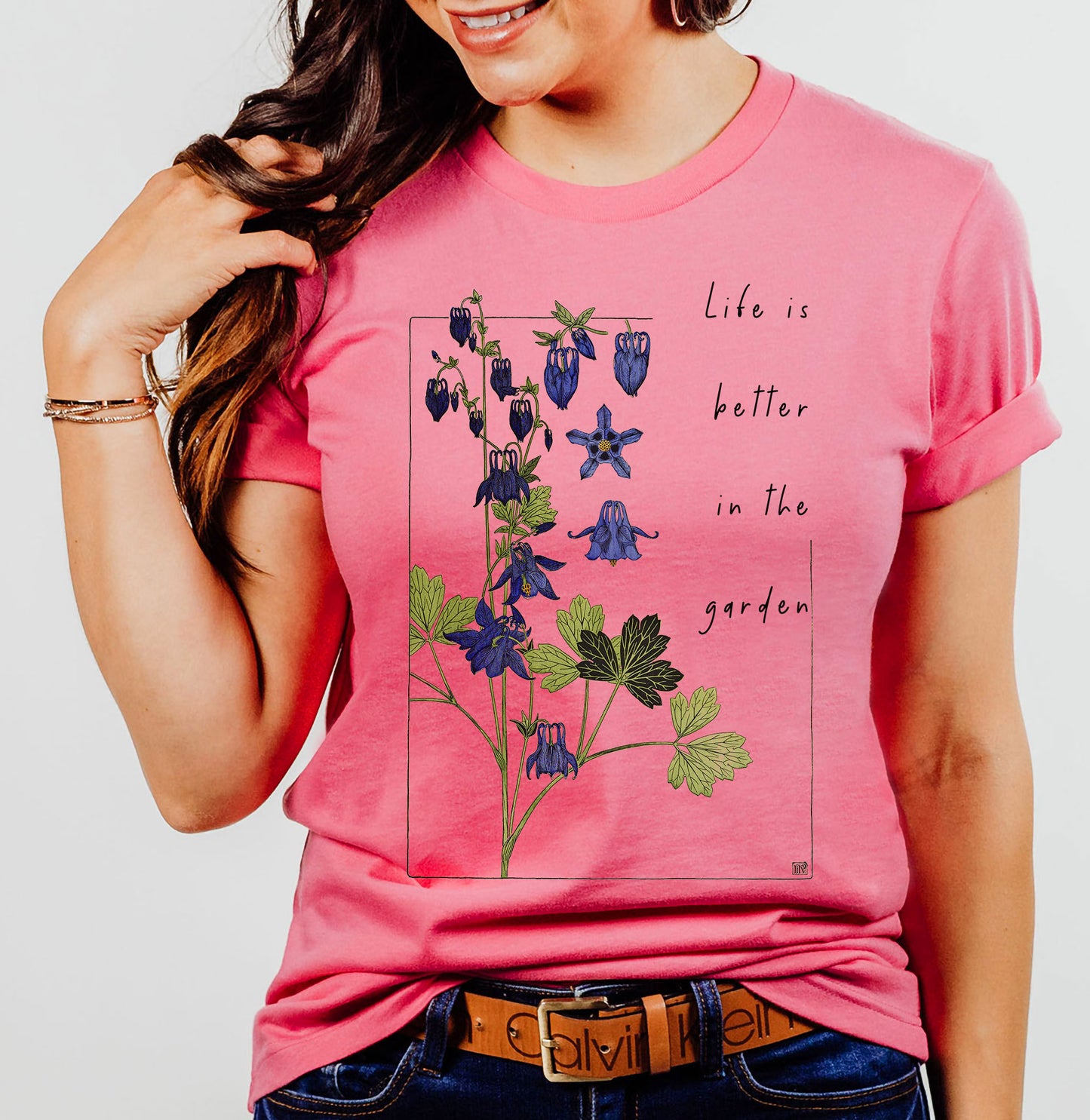 Life is Better in the Garden Unisex Jersey Short Sleeve Tee, Nature lovers t shirt, Gardener's Gift, Environment, Wildflower Prairie