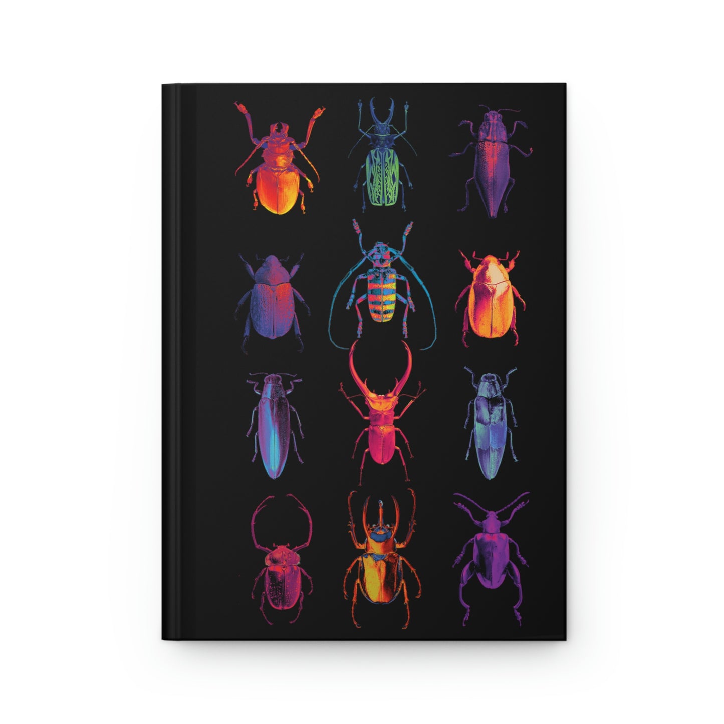 Beetles Coleoptera Hardcover Journal, entomologist, bug lover's gift, nature lovers, goblincore, trendy journal