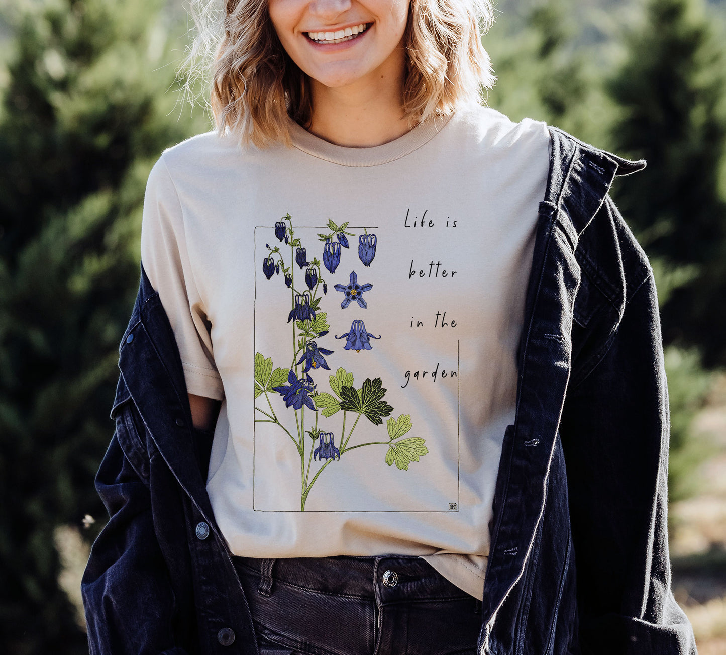 Life is Better in the Garden Unisex Jersey Short Sleeve Tee, Nature lovers t shirt, Gardener's Gift, Environment, Wildflower Prairie