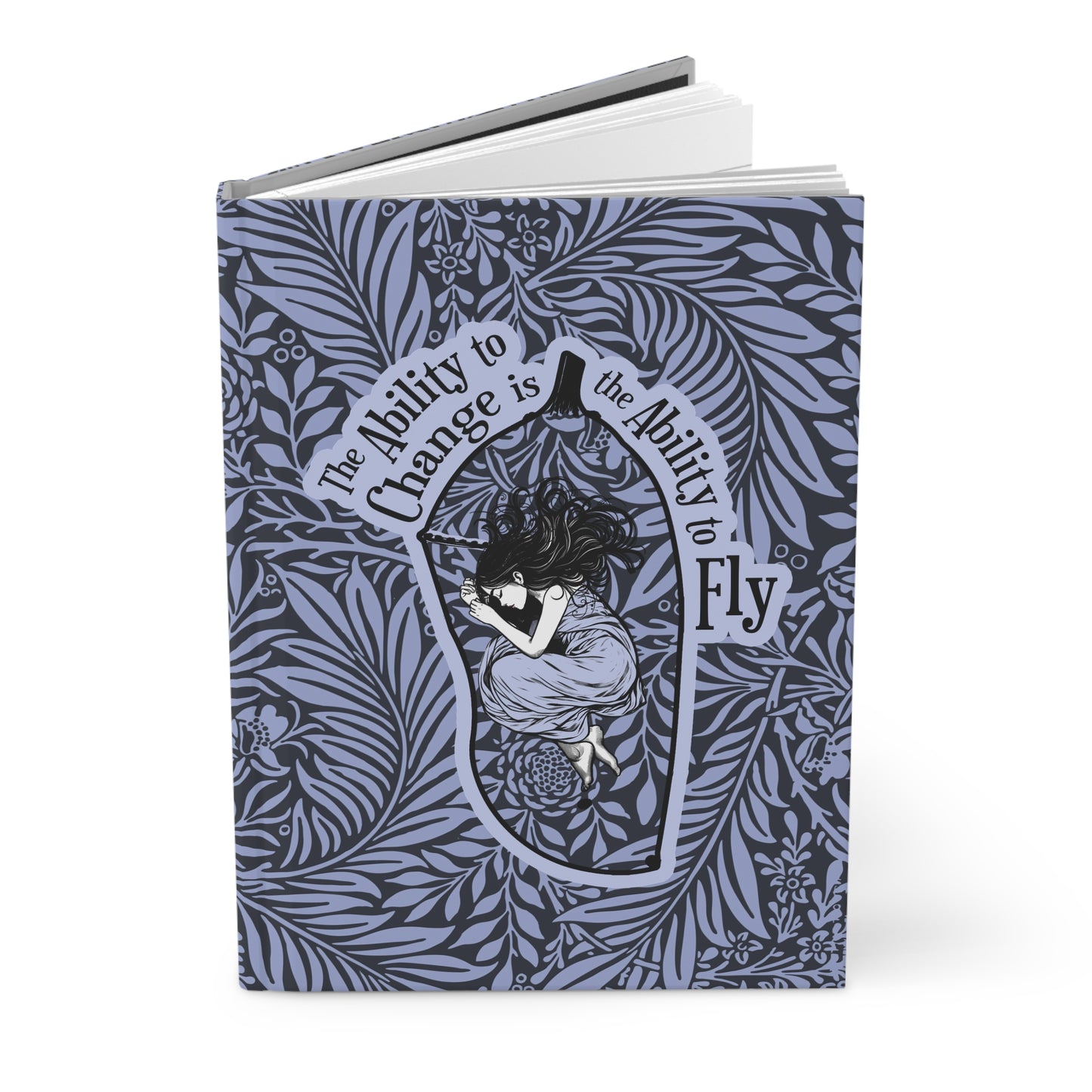 Goal Setting Journal Gift, Ability to Change is the Ability to Fly, Personal Inspiration, Health, and Empowerment Begins From the Inside Out