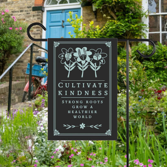 Cultivate Kindness Garden Flag Banner, Welcoming Yard Decor to Brighten Any Day. Celebrate Nature & All of Life's Possibilities. (Copy)