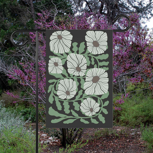 Botanical Matisse Flower Flag Banner, Flower Market Boho Gardener. Spring Yard Decor to Bring Some Extra Garden Aesthetic to the Home