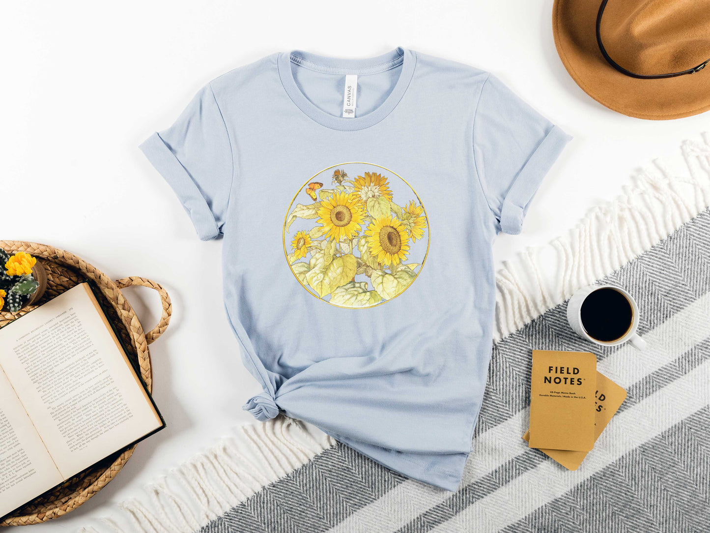 Women's gardening shirt, Butterfly shirt, Flowers and butterflies, Monarch butterfly, nature, butterfly garden